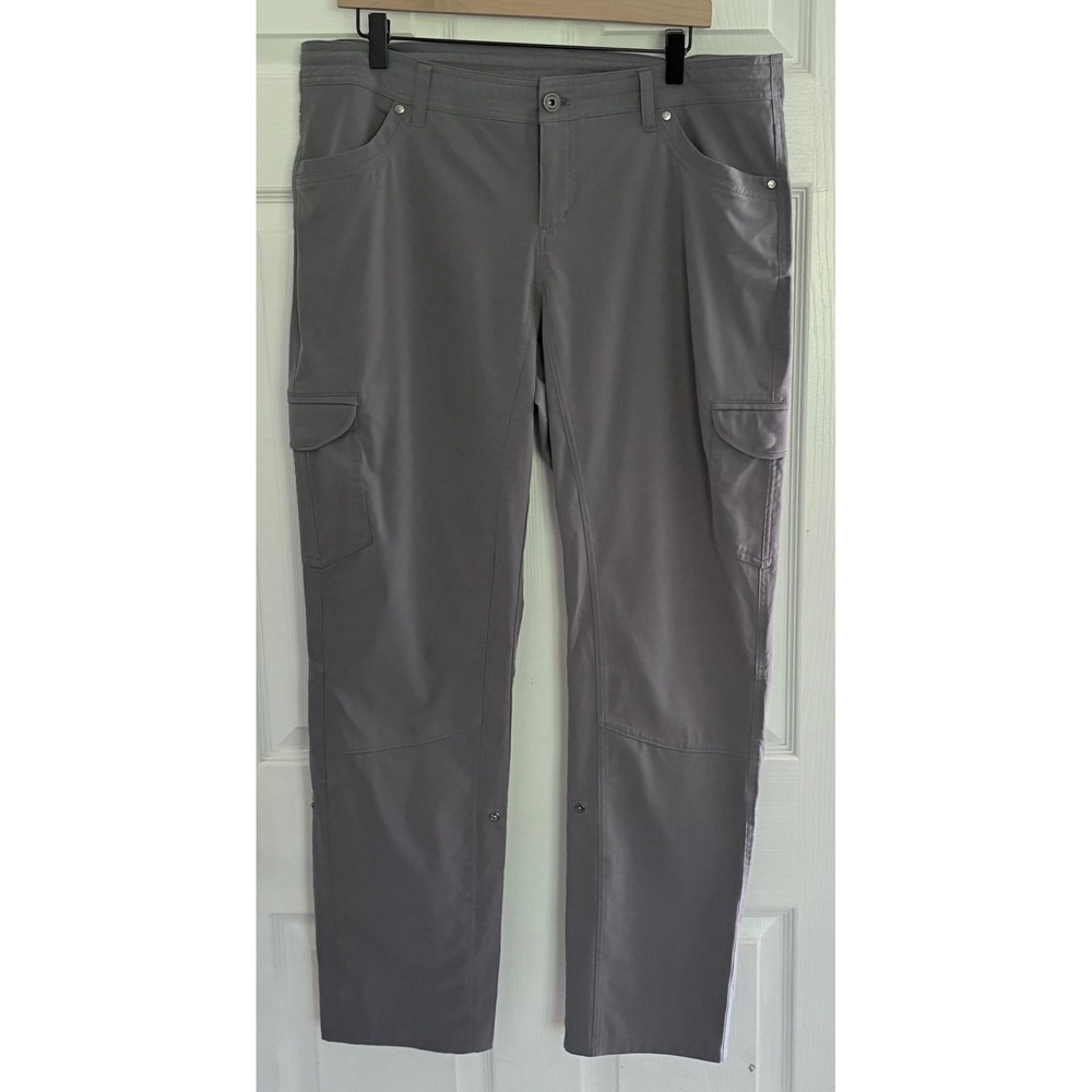 Kuhl Freeflex Roll Up Tab Pants 16 REG Grey Hiking Cargo Outdoor Technical